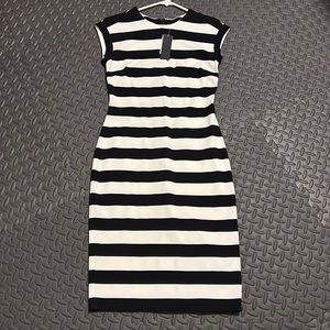 Banana Republic Rugby Stripe Pointe Sheath Dress, size 2 - NEW with tags